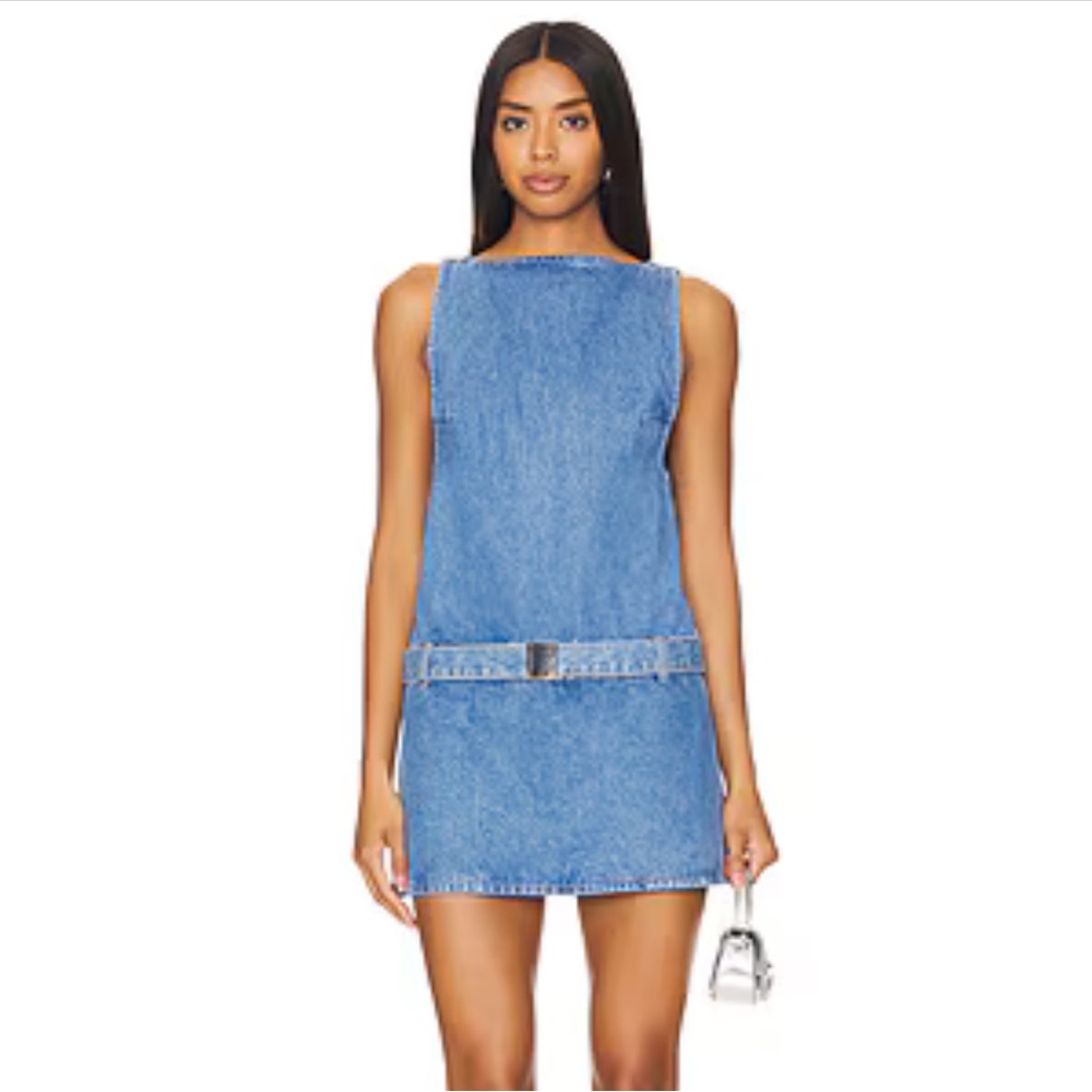SER.O.YA Blue Denim Dress